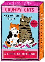 Book cover for Grumpy Cats and Other Stuff: A Little Sticker Book