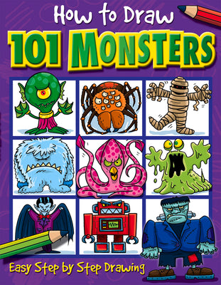 Book cover for How to Draw 101 Monsters: Volume 2
