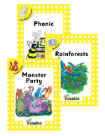 Book cover for Jolly Phonics Readers, Complete Set Level 2: In Print Letters (American English Edition)