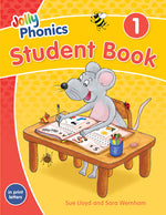 Book cover for Jolly Phonics Student Book 1: In Print Letters (American English Edition)