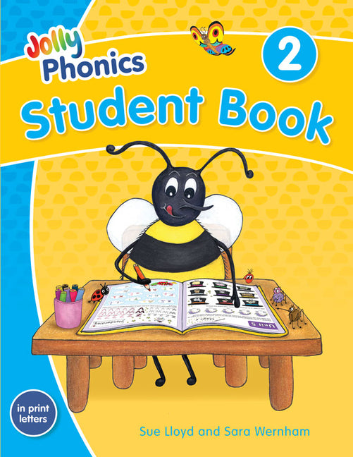 Book cover for Jolly Phonics Student Book 2: In Print Letters (American English Edition)