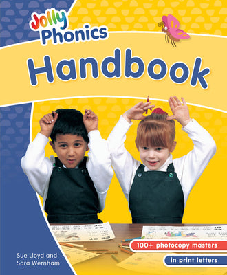 Book cover for Jolly Phonics Handbook: In Print Letters (American English Edition)