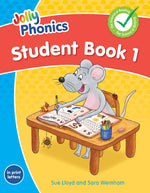 Book cover for Jolly Phonics Student Book 1: In Print Letters (American English Edition)
