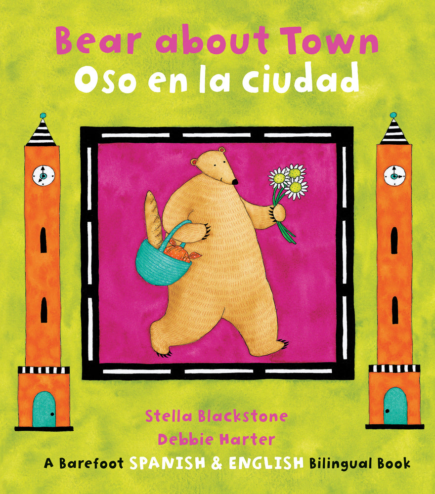 Book cover for Bear about Town / Oso En La Ciudad