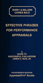 Book cover for Effective Phrases for Performance Appraisals: A Guide to Successful Evaluations
