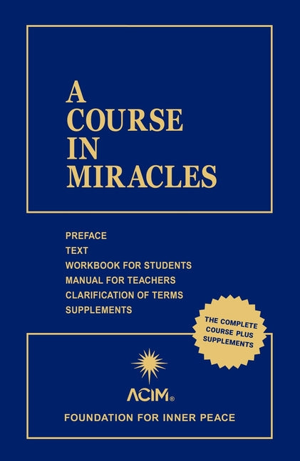 Book cover for Course in Miracles: Combined Volume