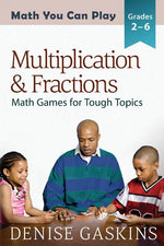 Book cover for Multiplication & Fractions: Math Games for Tough Topics