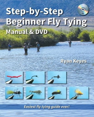 Book cover for Step-By-Step Beginner Fly Tying Manual & DVD
