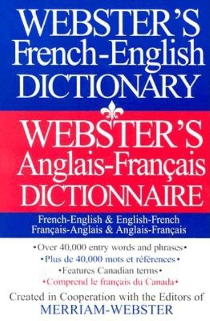Book cover for Webster's French-English Dictionary