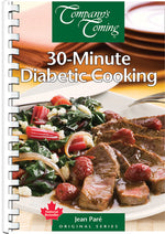 Book cover for 30-Minute Diabetic Cooking