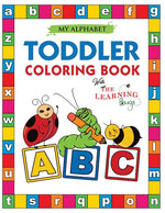 Book cover for My Alphabet Toddler Coloring Book with The Learning Bugs: Fun Educational Coloring Books for Toddlers & Kids Ages 2, 3, 4 & 5 - Activity Book Teaches