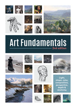 Book cover for Art Fundamentals 2nd Edition: Light, Shape, Color, Perspective, Depth, Composition & Anatomy