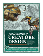 Book cover for Fundamentals of Creature Design: How to Create Successful Concepts Using Functionality, Anatomy, Color, Shape & Scale