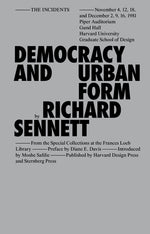 Book cover for Democracy and Urban Form