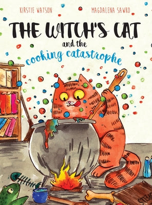 Book cover for The Witch's Cat and The Cooking Catastrophe