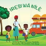 Book cover for There's Rice At Home (Yoruba)