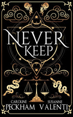 Book cover for Never Keep (Book 1 in the Sins of the Zodiac Series)