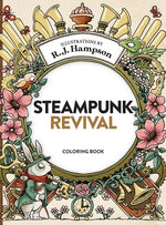 Book cover for Steampunk Revival Coloring Book