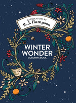 Book cover for Winter Wonder Coloring Book
