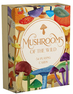 Book cover for Mushrooms of the Wild: 54 Playing Cards