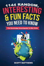 Book cover for 1144 Random, Interesting and Fun Facts You Need To Know - The Knowledge Encyclopedia To Win Trivia
