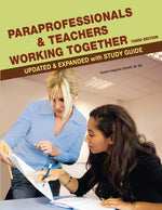 Book cover for Paraprofessionals and Teachers Working Together 3rd Edition