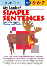 Book cover for Kumon My Book of Simple Sentences