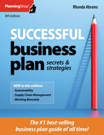 Book cover for Successful Business Plan: Secrets & Strategies