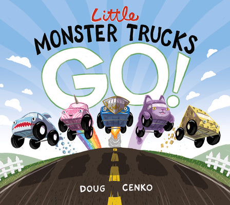Book cover for Little Monster Trucks Go!