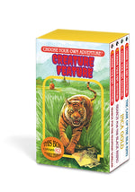 Book cover for Choose Your Own Adventure 4-Book Boxed Set Creature Feature Box (the Case of the Silk King, Inca Gold, Search for Black Rhino, Search for Mountain Gor