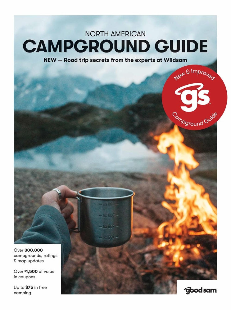 Book cover for 2024 Good Sam North American Campground Guide