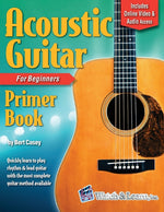Book cover for Acoustic Guitar Primer Book for Beginners with Online Video and Audio Access