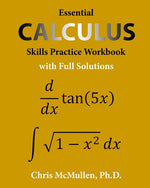 Book cover for Essential Calculus Skills Practice Workbook with Full Solutions
