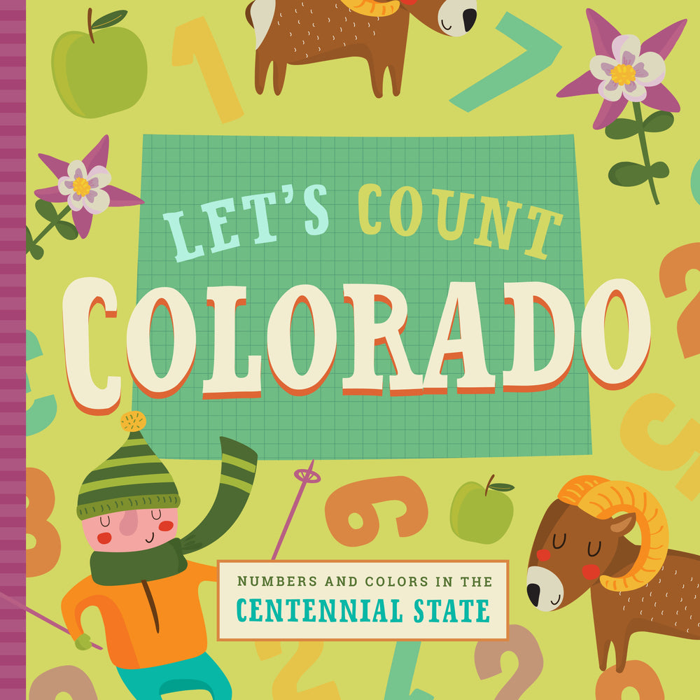 Book cover for Let's Count Colorado: Numbers and Colors in the Centennial State