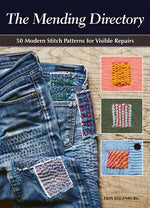 Book cover for The Mending Directory: 50 Modern Stitch Patterns for Visible Repairs