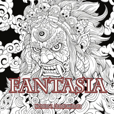 Book cover for Fantasia Anti-Stress Adult Coloring Book