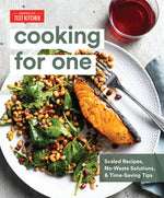 Book cover for Cooking for One: Scaled Recipes, No-Waste Solutions, and Time-Saving Tips