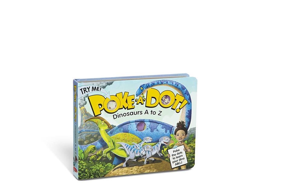 Book cover for Poke-A-Dot: Dinosaurs A to Z
