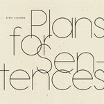 Book cover for Plans for Sentences