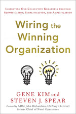 Book cover for Wiring the Winning Organization: Liberating Our Collective Greatness Through Slowification, Simplification, and Amplification