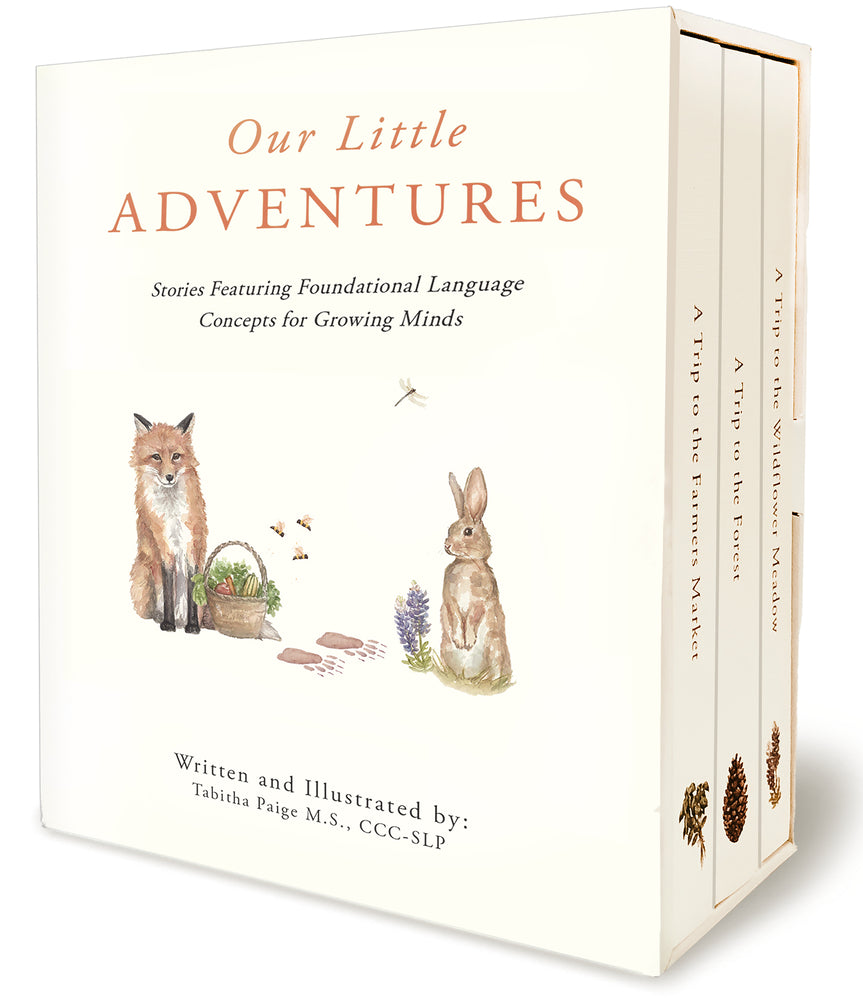 Book cover for Our Little Adventures: Stories Featuring Foundational Language Concepts for Growing Minds