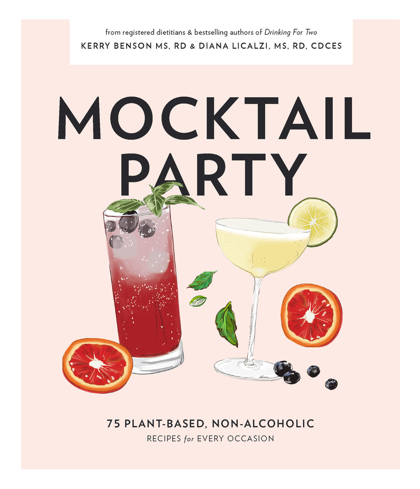 Book cover for Mocktail Party: 75 Plant-Based, Non-Alcoholic Mocktail Recipes for Every Occasion