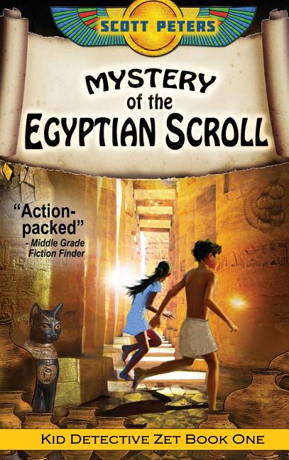 Book cover for Mystery of the Egyptian Scroll: Kids Historical Adventure