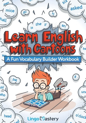 Book cover for Learn English With Cartoons: A Fun Vocabulary Builder Workbook