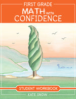 Book cover for First Grade Math with Confidence Student Workbook