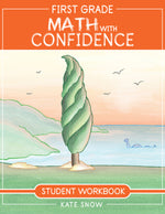 Book cover for First Grade Math with Confidence Student Workbook