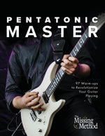 Book cover for Pentatonic Master: 97 Warm-ups to Revolutionize Your Guitar Playing