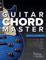 Book cover for Guitar Chord Master 1 Basic Chords: Master Basic Chords so You Can Play Your Favorite Songs