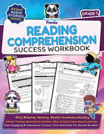 Book cover for Reading Comprehension 2nd Grade Success Workbook: Story Mapping, Spelling, Weekly Vocabulary Building Critical Thinking Exercises for Summer, After-Sc