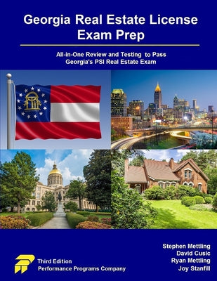 Book cover for Georgia Real Estate License Exam Prep: All-in-One Review and Testing to Pass Georgia's PSI Real Estate Exam